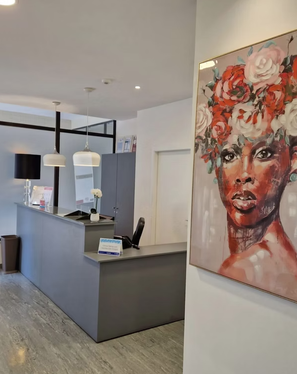 Receção da Dental Lovers Clinic